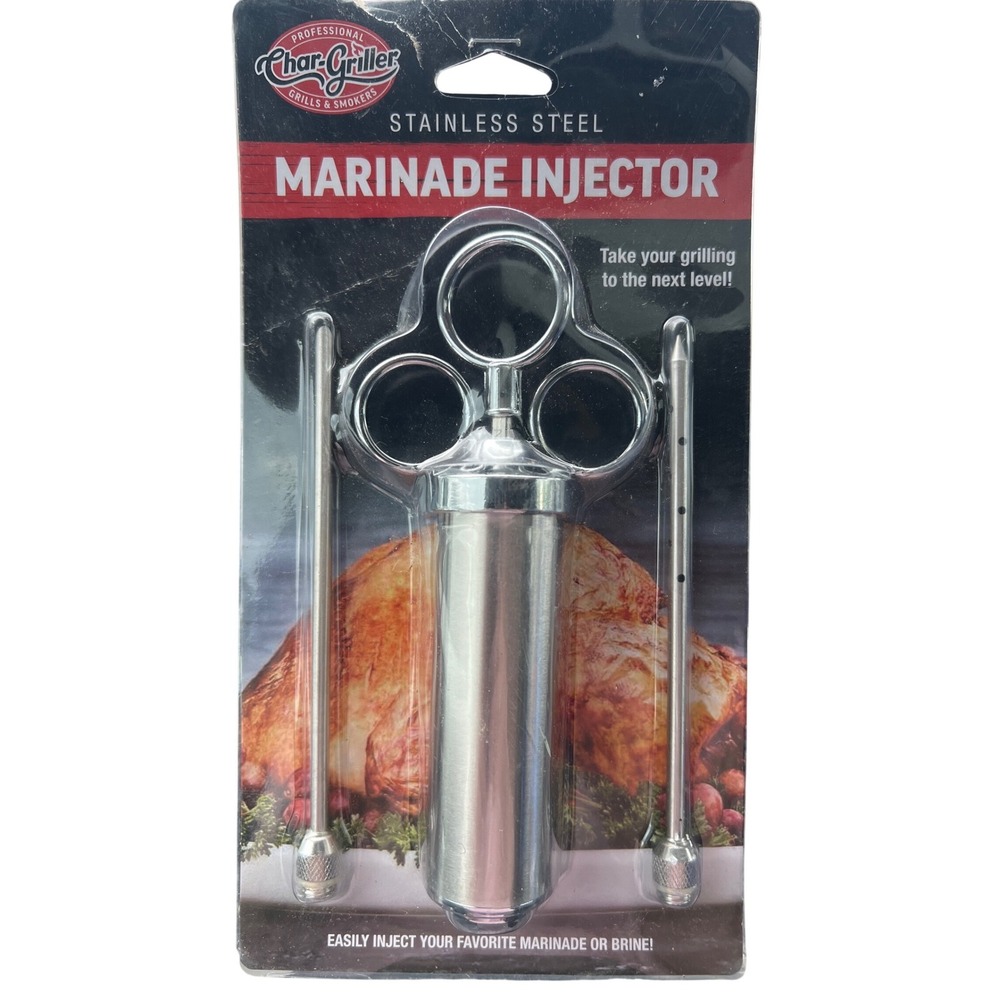 Char-Griller Stainless Steel Marinade Professional Meat Brine Instrument